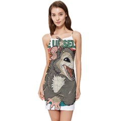 Possum - Be Urself Summer Tie Front Dress by Valentinaart