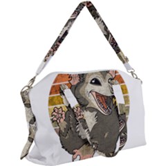 Possum  Canvas Crossbody Bag by Valentinaart