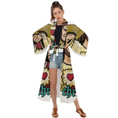 Buddy Christ Maxi Kimono by Valentinaart