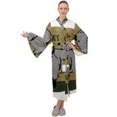 Chinese New Year ¨c Year Of The Ox Maxi Velour Kimono by Valentinaart