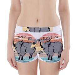 Chinese New Year ¨c Year Of The Ox Boyleg Bikini Wrap Bottoms