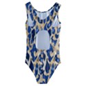 Leopard skin  Kids  Cut-Out Back One Piece Swimsuit View2