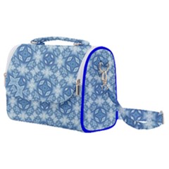 Blue Pattern Satchel Shoulder Bag by Dazzleway