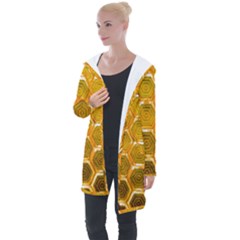 Hexagon Windows Longline Hooded Cardigan by essentialimage