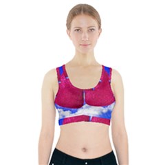 Two Hearts Sports Bra With Pocket by essentialimage