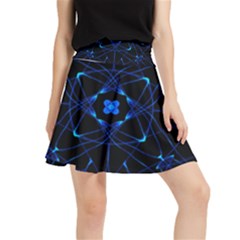 Digital Handdraw Floral Waistband Skirt