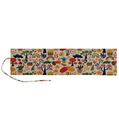 Garden Of Love Roll Up Canvas Pencil Holder (l) by designsbymallika