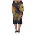 Surreal Steampunk Queen From Fonebook Velvet Midi Pencil Skirt View2