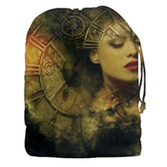 Surreal Steampunk Queen From Fonebook Drawstring Pouch (3xl) by 2853937