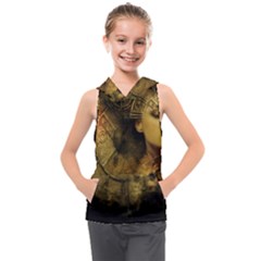 Surreal Steampunk Queen From Fonebook Kids  Sleeveless Hoodie by 2853937