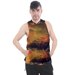 Tiger King In A Fantastic Landscape From Fonebook Men s Sleeveless Hoodie by 2853937