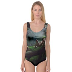 Wooden Child Resting On A Tree From Fonebook Princess Tank Leotard  by 2853937