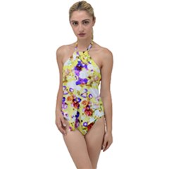 Sequins And Pins Go With The Flow One Piece Swimsuit by essentialimage