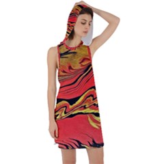Warrior s Spirit Racer Back Hoodie Dress by BrenZenCreations