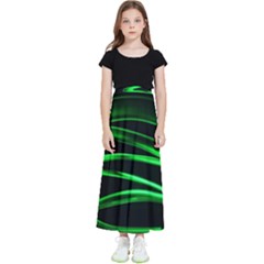 Green Light Painting Zig-zag Kids  Skirt by Dutashop