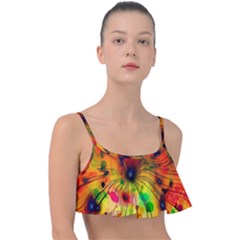 Illustrations Structure Lines Frill Bikini Top