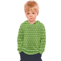 Green Pattern Ornate Background Kids  Overhead Hoodie