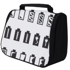 Battery Icons Charge Full Print Travel Pouch (big) by Dutashop