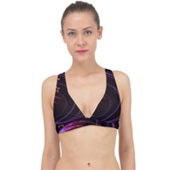 Background Abstract Star Classic Banded Bikini Top