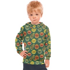 Background Fruits Several Kids  Hooded Pullover