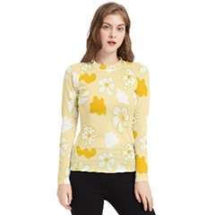 Abstract Daisy Women s Long Sleeve Rash Guard by Eskimos