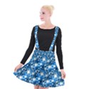 Star Hexagon Deep Blue Light Suspender Skater Skirt View1