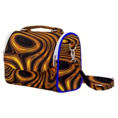 Wave Abstract Lines Satchel Shoulder Bag by Dutashop