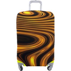 Wave Abstract Lines Luggage Cover (large) by Dutashop