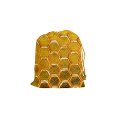 Hexagonal Windows Drawstring Pouch (small) by essentialimage365