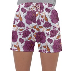 Pink Flowers Sleepwear Shorts by goljakoff