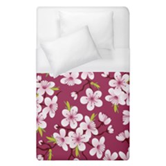 Cherry Blossom Duvet Cover (single Size) by goljakoff