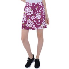 Cherry Blossom Tennis Skirt by goljakoff