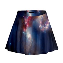 Galaxy Mini Flare Skirt by ExtraAwesomeSauce