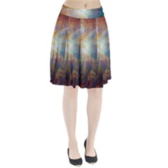 Colorful Galaxy Pleated Skirt by ExtraAwesomeSauce