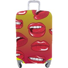 Hot Lips Luggage Cover (large)