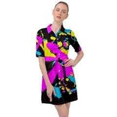 Splatter Splatter Belted Shirt Dress by ExtraGoodSauce