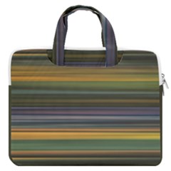 Multicolored Linear Abstract Print Macbook Pro Double Pocket Laptop Bag by dflcprintsclothing