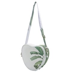 Banana Leaf Heart Shoulder Bag by goljakoff