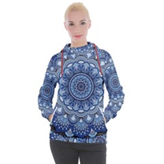 Mandela Flower Women s Hooded Pullover by ExtraGoodSauce