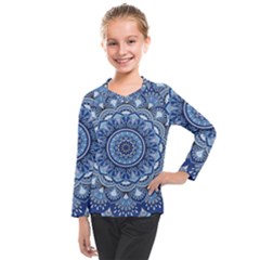 Mandela Flower Kids  Long Mesh Tee