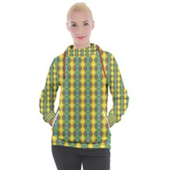 Native American Pattern Women s Hooded Pullover