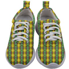 Native American Pattern Kids Athletic Shoes by ExtraAwesomeSauce