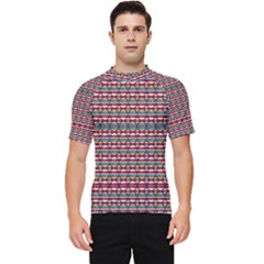 Native American Pattern Men s Short Sleeve Rash Guard by ExtraAwesomeSauce