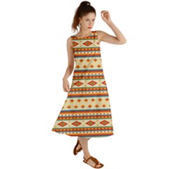 Native American Pattern Summer Maxi Dress by ExtraGoodSauce