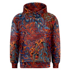 Phoenix In The Rain Abstract Pattern Men s Overhead Hoodie by CrypticFragmentsDesign