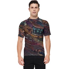 Abstract Art Men s Short Sleeve Rash Guard