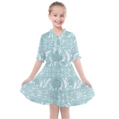 Blue Ornament Kids  All Frills Chiffon Dress by Eskimos