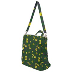 Yellow Flowers Crossbody Backpack by Eskimos