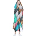 Abstract Triangle Tree Wearable Blanket View1