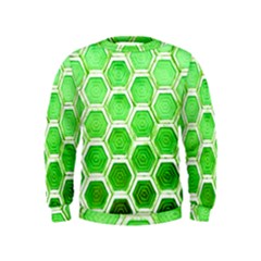 Hexagon Windows Kids  Sweatshirt by essentialimage365